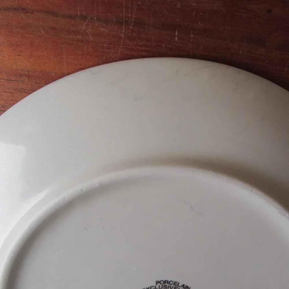 3 for $24 - pier 1 paisley bird red appetizer plate (W6361)